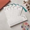 Paper Card Bookmark Kraft Paper Reading List Bookmark Accessories Book Marker  Reading Enthusiasts