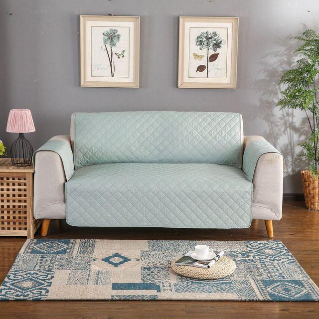 Сплошной цвет, чехол для дивана, водонепроницаемый съемный подлокотник для полотенец, чехлы для диванов, чехлы для диванов, собак, домашних животных, одноместный/двух/трехместный