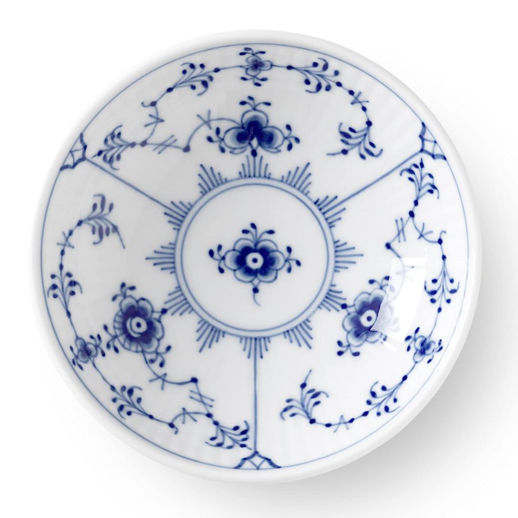 Imported Royal Copenhagen Blue Fluted Plain Bowl Small Plate 9cm Diameter Wedding Gift Present 1062489 [Regular Product] Approx.