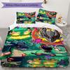 Blox Fruits game Pattern Bedding uilt Set uilt Cover Pillowcase Home Decoration Birthday Gift (1 * duvet cover + 2 * pillowcase without core)11