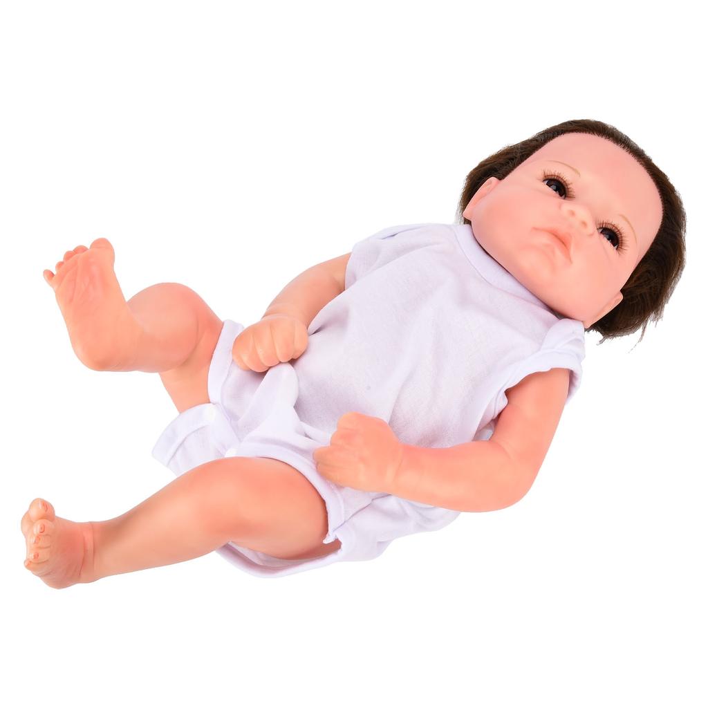 18 Inches Realistic Newborn Baby Boys Dolls Lifelike Full Vinly Body Washable Baby Doll with