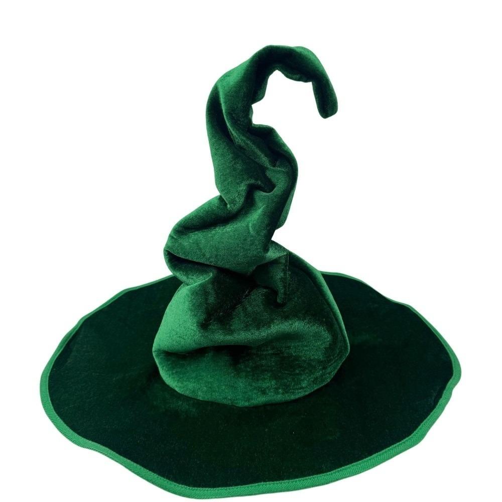 Tall Pointed Cone Top Halloween Wizard Hat Large Wide Brim Pointed Mage Hat Halloween Party
