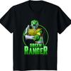 Kids Power Rangers Green Ranger Power Pose Shot T-Shirt