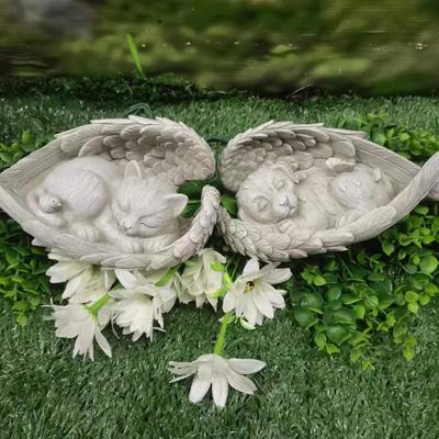 Персонализированный мемориальный камень для кошки для сада, смоляной надгробный маркер с вечной любовью