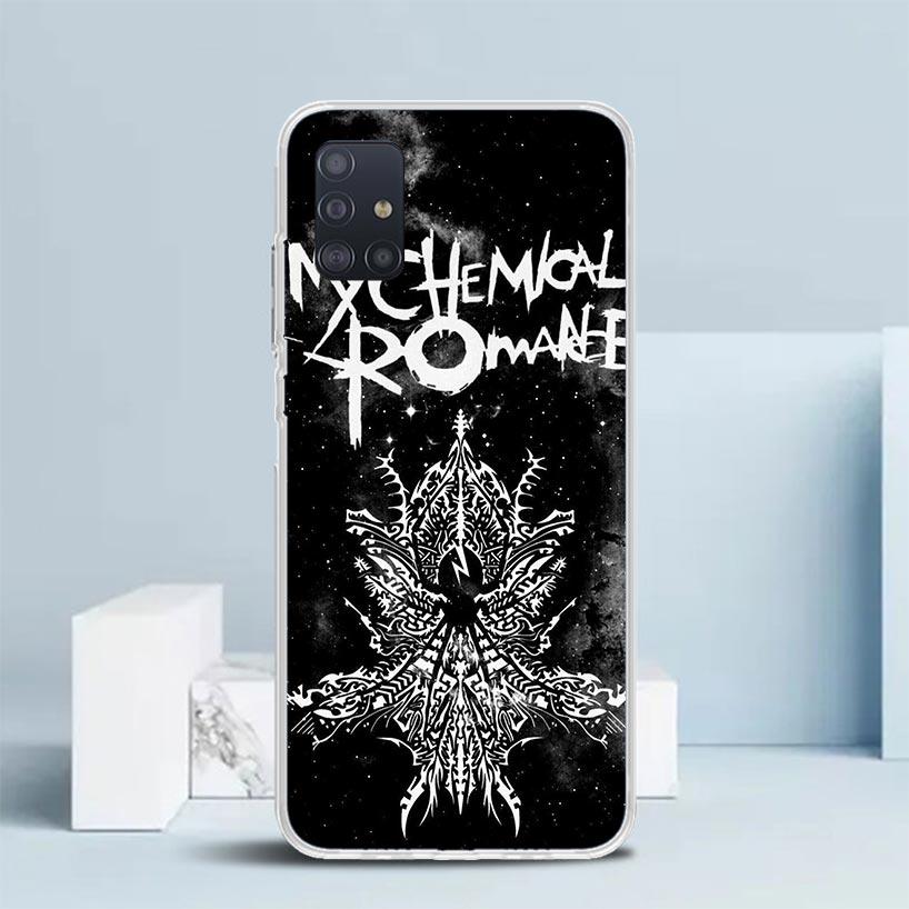 My Chemical Romance MCR Мягкий чехол для Samsung Galaxy A12 A22 A32 A52 A72 A02S Чехол для телефона Note 20 Ultra 10 S10 Plus A51 A71 A50S