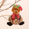 Christmas Fabric Pendant Christmas Doll Pendant Christmas Tree Pendant Ornament Small Gift Pendant