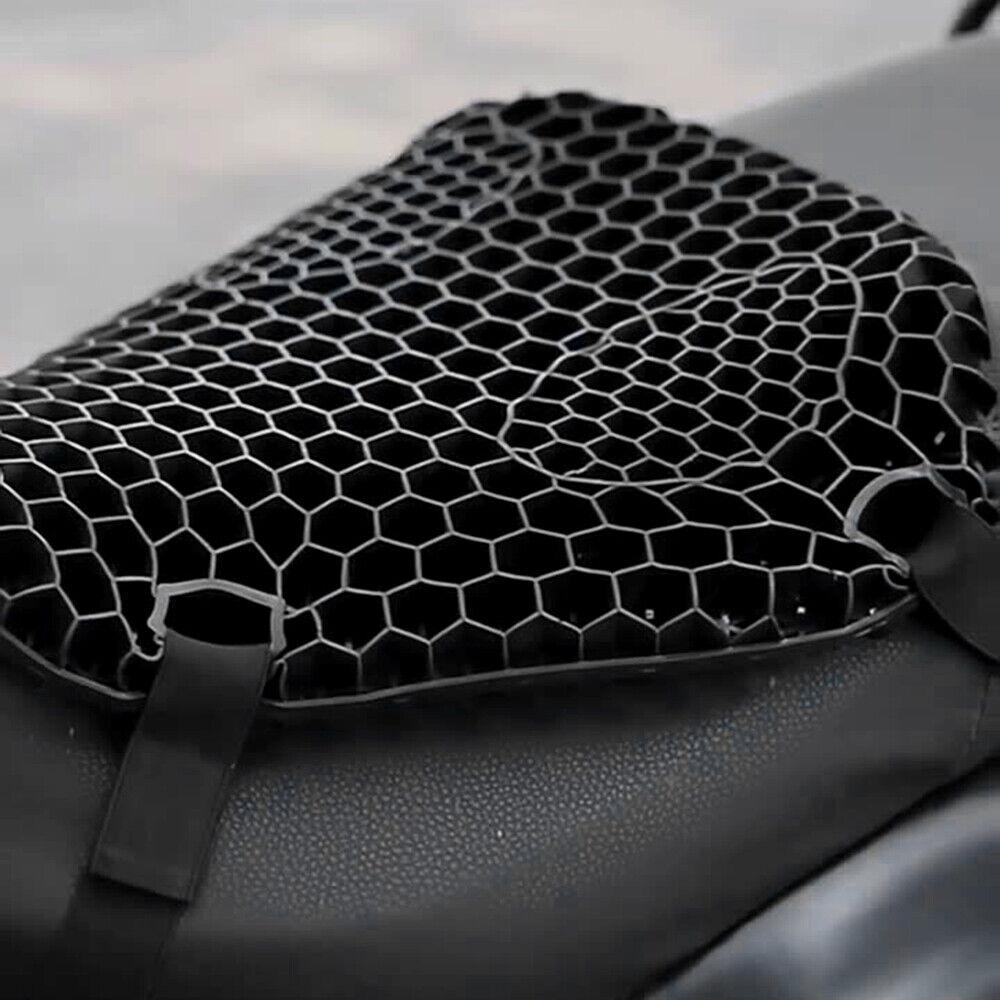 Мотоциклетное сотовое гелевое сиденье, удобная подушка, подушка, рельефный чехол под давлением
