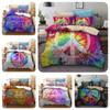 Peace Car Quilt Cover Pillowcase 2 or 3 Peace Symbol Bedding Sets Single Bed Double Bed Full Size Washable Super Soft Zippered Bedding
