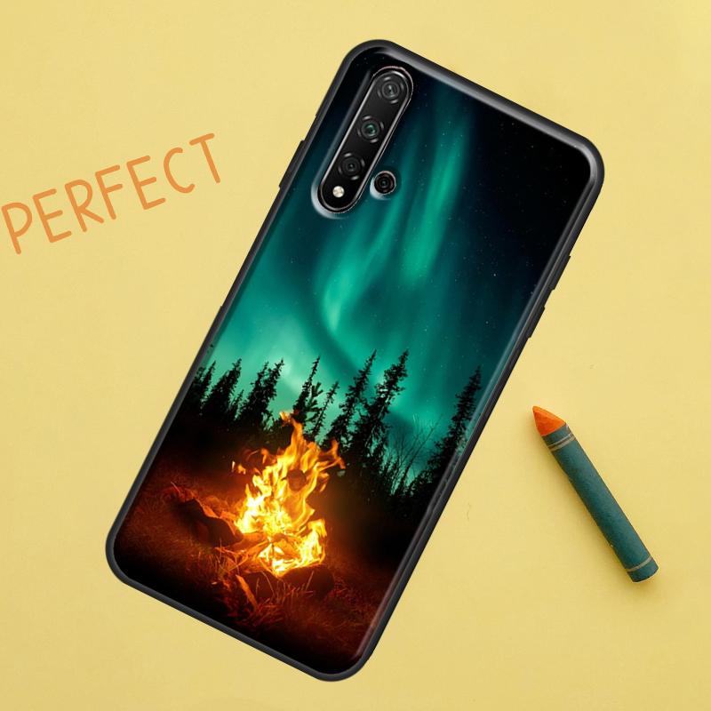 Northern Lights Case For Huawei Nova 9 10 SE 11i 8i 7i 3i Nova 5T Y60 Y61 Y70 Y90 P20 P30 P40 Lite P60 Pro