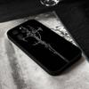 Кибер-сигил Крест Чехол для телефона Для IPhone 17,16,15,14,13,12,11 Plus,Pro,Max,XR,XS,X,7,8 Plus,Mini Черный Силиконовый Мягкий