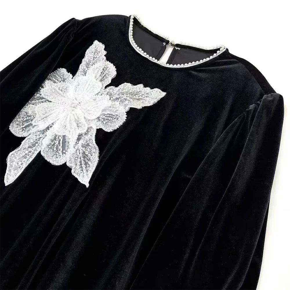 1 шт. блестки, бисер, 3D цветочные кружевные нашивки, многослойная аппликация, ткань для шитья, сделай сам, ручная работа, блестящее вечернее платье