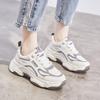 Осенние новые универсальные белые кроссовки для бега и путешествий для студентов, модные кроссовки на платформе для женщин, весна