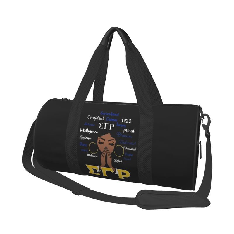 Sigma Gamma Rho 1922 Print Travel Duffel Bag Multipurpose Weekend Bags for Women Men Lightweight Waterproof Sport Yoga Gym Bag