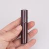 10Ml Portable Uv Glass Refillable Perfume Bottle With Aluminum Atomizer Spray Bottles Sample Empty Containers