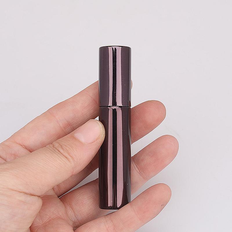 10Ml Portable Uv Glass Refillable Perfume Bottle With Aluminum Atomizer Spray Bottles Sample Empty Containers