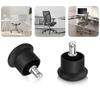 5Pcs Anti Slip Furniture Wheel Feet Nylon Fixed Wheel New Office Chair Wheelbase  Home/Office