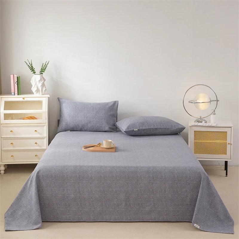 Cute Cartoon Panda Bed Sheet Set Cotton Thickened Green Plaid Bed Cover Soft Breathable 3Pcs Bedding Set for Kids Boys Girls