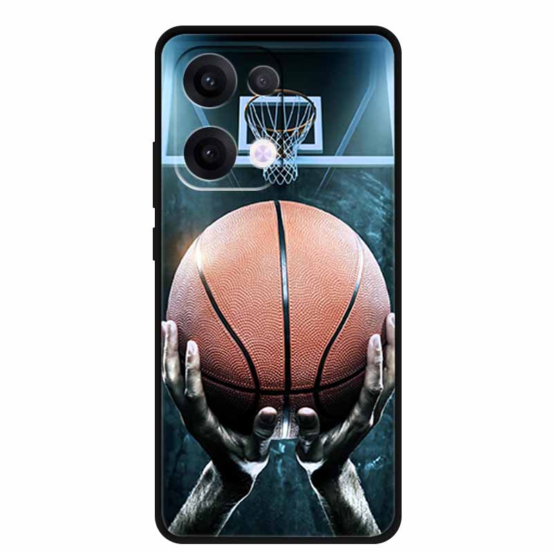 Чехол из ТПУ для телефона OPPO Reno 13 5G Чехол для телефона Coque Ударопрочный Черный Силиконовый Мягкая Задняя Крышка Для OPPO Reno 13 Reno13 Pro Чехол Funda