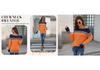 2025 European American Striped Color Block Knit Sweater: Autumn/Winter Women's Fashion Pullover