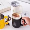 304 Stainless Steel Double-Wall Coffee Cup With Handle Portable Sealed Water Cup Reusable Insulated Milk Coffee Mug
