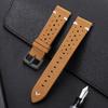 Универсальный ремешок для часов 20 мм 22 мм из натуральной коровьей кожи, винтажные ремешки из кожи с масляной восковой пропиткой для мужчин и женщин, дышащий браслет, пояс, аксессуар