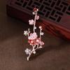 Elegant Vintage Chinese Plum Blossom Brooch - Qipao Lapel Pin for Ladies