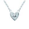 Les Trésors De Lily [I9807] - Silver 'Love' Silver Necklace (rhodium-plated) - 10x10 Mm