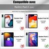 Coque pour Xiaomi Redmi Pad 2 11 Pouces 2025 - Protection avec Support Rotatif - Bleu