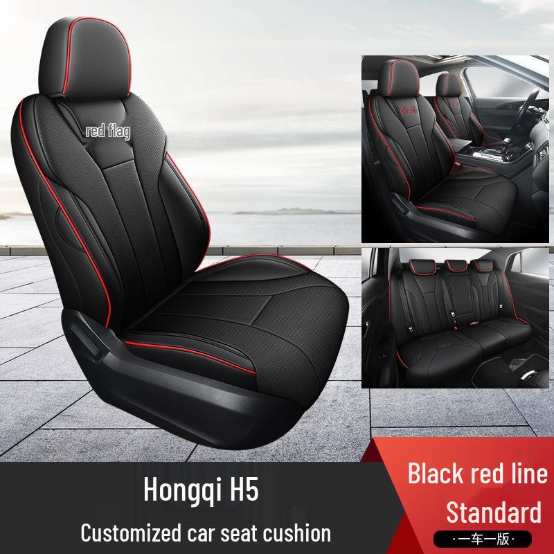 All-Season Universal Car Seat Cover for Hongqi H5: Full Wrap, Upgraded Design Seat Cushion