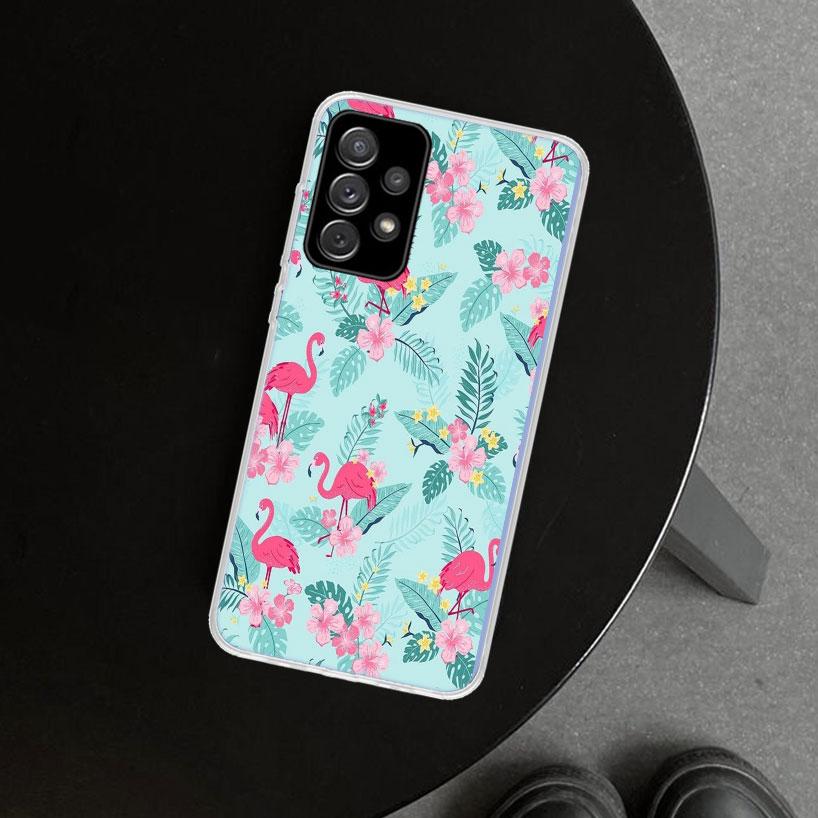 pink red Flamingo bird Phone Case Cover For Samsung Galaxy A17 A16 A26 A36 A56 A57 A37 A15 A25 A35 A55 A14 A24 A34 A54 A13 A23 A