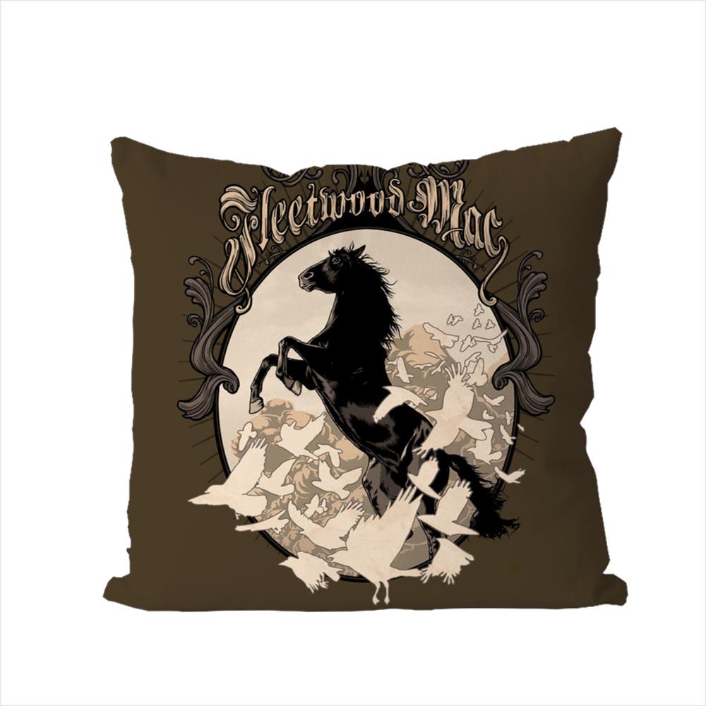 Band Fleetwood Mac Pillow Case For Car Sofa Decorative Home Doublesided Print Plush Square Throw Pillow Cushion Cover