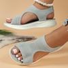 Comfortable Casual Sports Sandals Beach Wedge Sandals Platform Sandals Roman Sandals