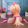 Fun Half Body Makeup Hairstyle Doll Mannequin Head Pretend Play Princess Dressing Engaging Learning Toy Beautiful Girls