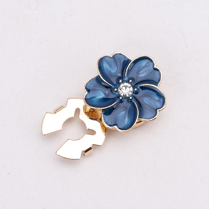 Декоративные запонки и пуговицы для воротника с цветными стразами