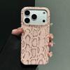 Роскошный яркий чехол из змеиной кожи для iPhone 17 16 15 14 13 Pro Max Премиальный чехол с имитацией узора змеиной кожи, противоударный