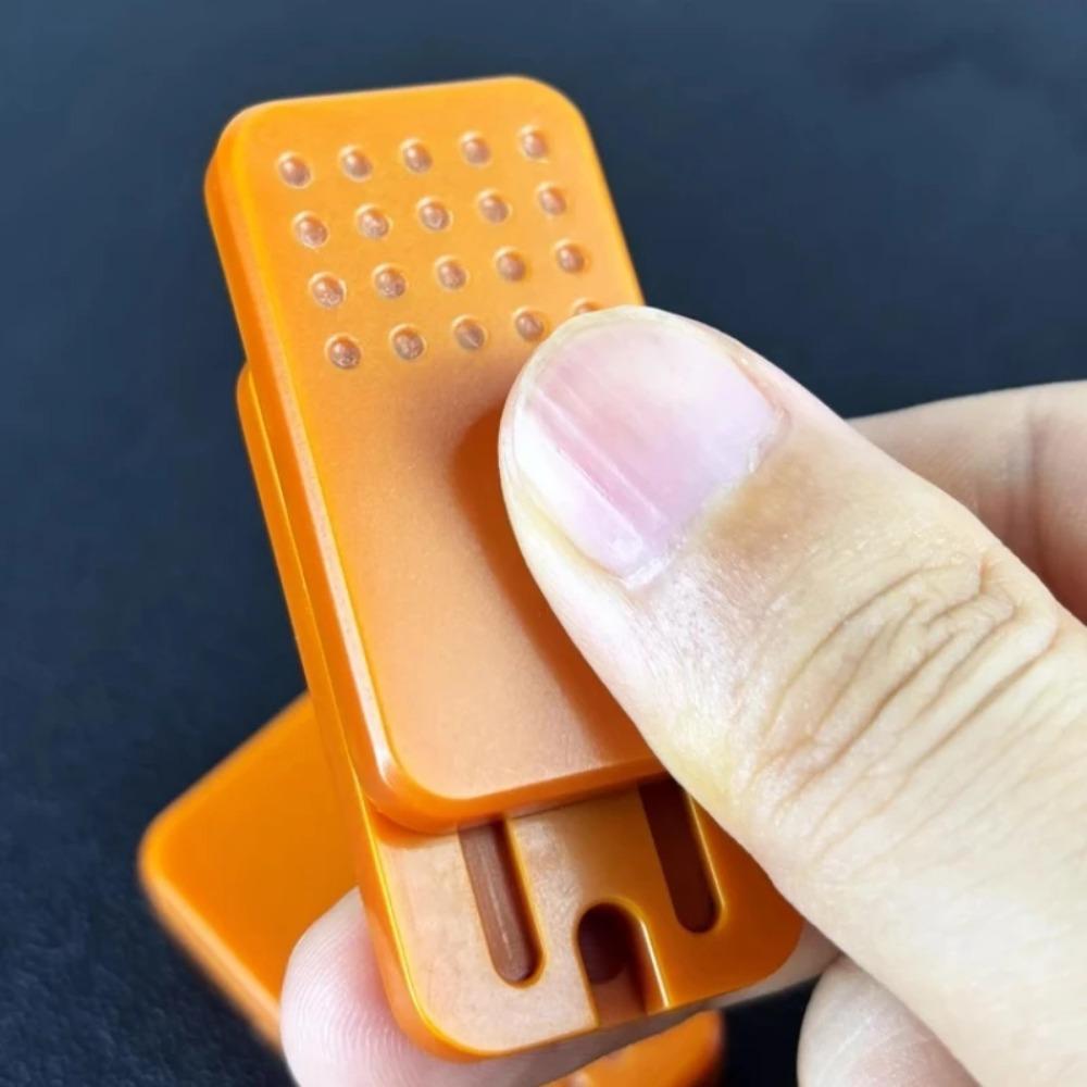 Fidget Magnetic Push Card Edc Mechanical Slider Haptic Pushing Plate Relieve Stress Relief Toy Adults Anti Anxiety Office Desk