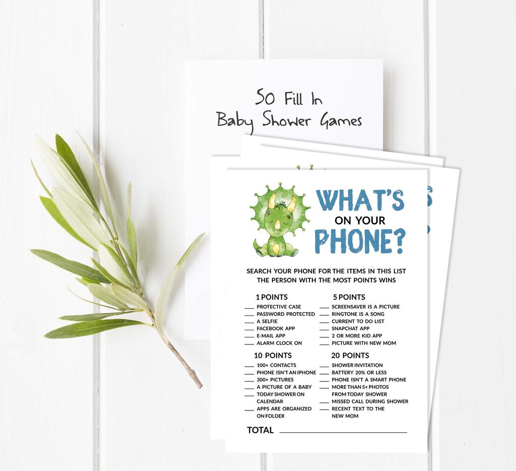 Inkdotpot Игровой набор для детского душа из 50 игр BabyA AlphabetA ABCA Игра Динозавр Джунгли Животные Вечеринка