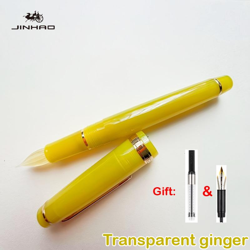 JINHAO 82 Стеклянные перья для каллиграфии с пером для авторучки, конвертеры для чернил, канцелярские товары, школьные принадлежности