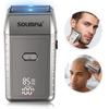 SOUIMPIA 3D Бритва с гибкими лезвиями 7500/8500 об/мин Двухскоростной двигатель с USB-зарядкой
