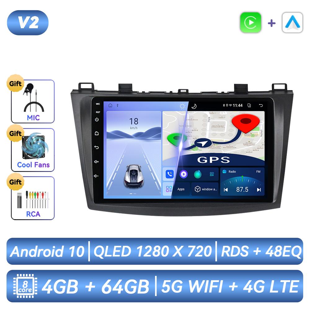 Car Radio For Mazda 3 2010 2011 2012 2013 Android Multimedia Video Player Navigation GPS Carplay Touch Screen Auto Stereo Intelligent Systems