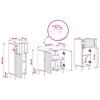 3 Piece Bathroom Cabinet System ZWOLLE Artisan Oak