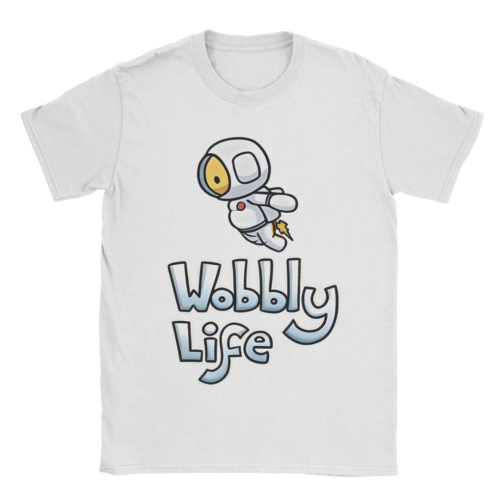 Funny Wobblys Life Funny Game Tshirts Unisex 100Cotton Short Sleeve Crewneck Summer Tops Shirts