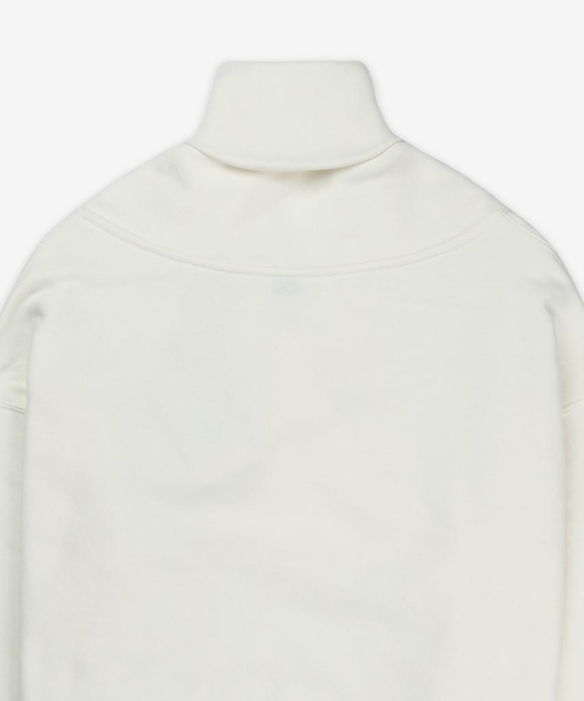 SAINT LAURENT High V-Neck Sweatshirt - White / 803146Y36Sw9538
