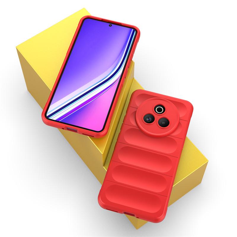 Для Realme P3 Pro 5G Чехол Realme P3 Pro 5G Чехол-бампер Противоскользящий силиконовый противоударный защитный чехол TPU для Realme P3 Pro 5G