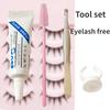 Little Devil Thick Natural Simulation Cos Eyelashes Eyes Extension False Eyelashes Bundles Single Cluster Segmented Lashes Women
