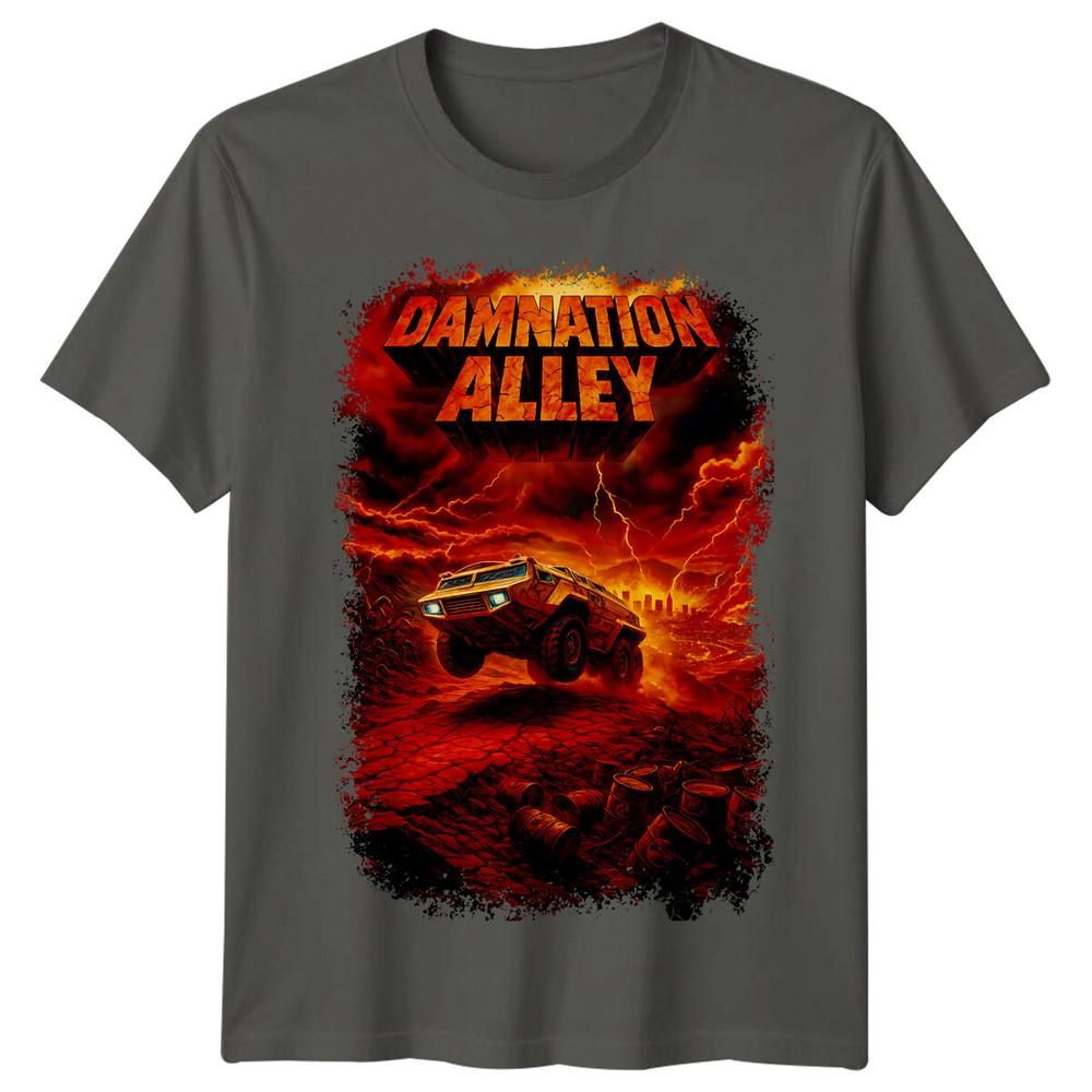 Damnation Alley 1977 Movie Poster Inspired Tshirt Retro 80s Tee