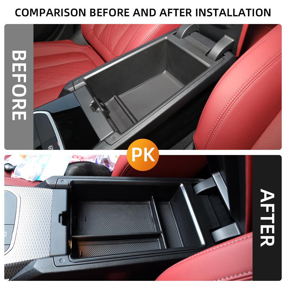 Center Console Organizer for BMW 3 Series G20 4 Series G22 Console Organizer Tray for BMW 3 4 Series 2019-2024