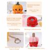 Simulation Cartoon Fidget Keychain 3D Printed Button Press Click Keyring  Backpack Pendant