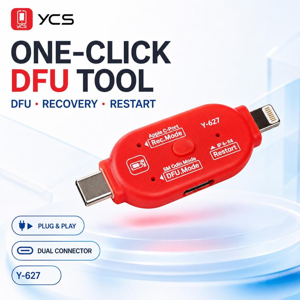 LANRUI V587 Smart Engineering Repair Box Tester One Click Enter DFU Recovery Download Mode For iPhone 8-16 Samsung Repair Tool 5