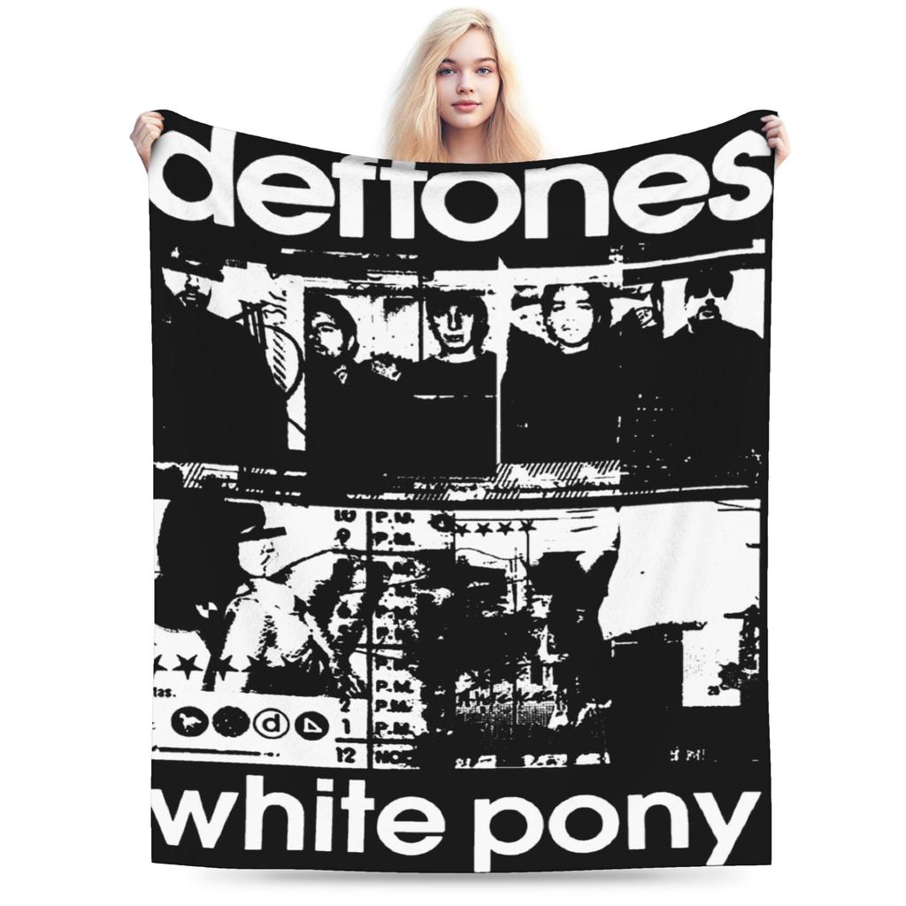 Deftones White Pony Вещи Пледы Легкий Тонкий Бархат альтернативная метал-группа Плед Удобный Кусок Ковра